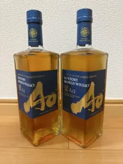 SUNTORY AO ウイスキー 700ml 2本セット 箱付き - メルカリ