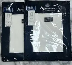 Aquascutum メンズ ランニングシャツ 2枚セット Lサイズ