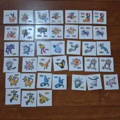 ポケモンパンシール 　38枚セット