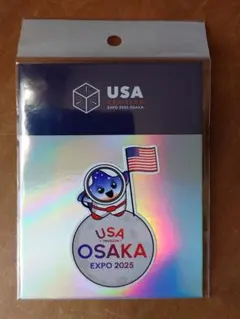 大阪・関西万博　USAパビリオン　ステッカー　新品