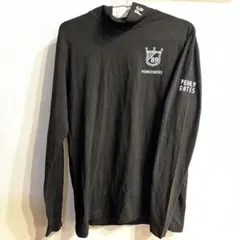 PEARLY GATES ブラック長袖Tシャツ　モックネック