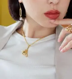 極美品】今季 beautiful people ゴールドチェーンネックレス - メルカリ