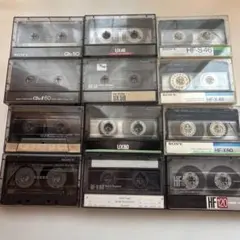 使用済み　中古 SONY カセットテープセット 12本　まとめ売り