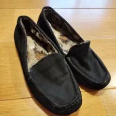 黒ファー内装モカシン