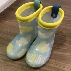レインシューズ　長靴　水色のサムネイル