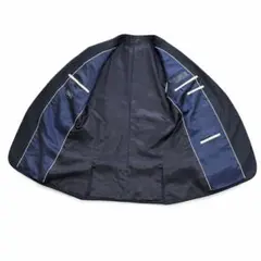 ポールスミスL2ジャケットネイビーストライプチェルッティ生地 Super130s