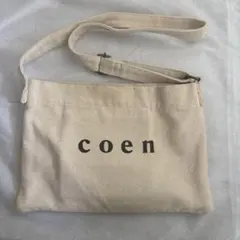 coen ショルダーバッグ ベージュ　サコッシュのサムネイル