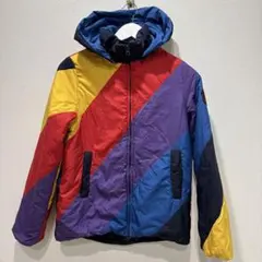 SOUNDS GOOD マルチカラー ナイロンジャケット フード付き Sサイズ
