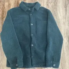 フリースボアジャケット ダークグリーン