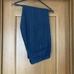 Urban Research 夏用　ネイビーストライプスラックス　サイズL