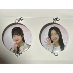 ローソン 一番くじ 谷口愛季・大園玲 櫻坂46 缶バッジ　繋がる缶チャーム