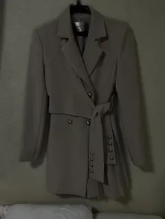 ワンホン韓国系長袖ミニワンピースSサイズ