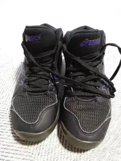 ASICS キッズシューズ ブラック 21.0cm　バスケットシューズ