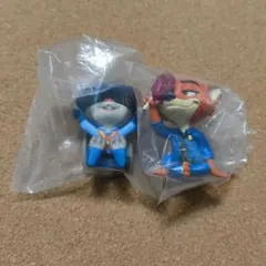 ズートピア Hide&Seek かくれんぼフィギュア ニック ガチャ まとめ売り