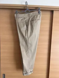 GLOBAL WORK ベージュ スリムフィットパンツ Lのサムネイル