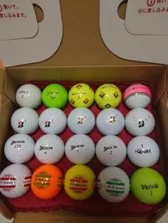 明日 発送可能 ProV1,Z-STAR,tour-B他ロストボール 20個