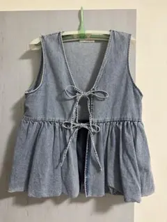 Cleapnic デニム　ベスト