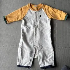 ミキハウス ボタンロンパース 70cm