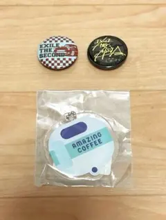 EXILE THE SECOND TETSUYAグッズ 缶バッチ キーホルダー