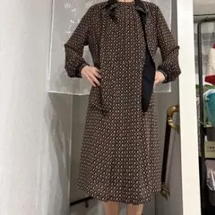 昭和レトロヴィンテージ　アンティーク　ワンピース　ブラウス　シアー　セットアップ