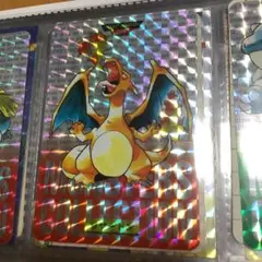 美品】カードダス リザードン モンスターコレクション 006 赤プリズム