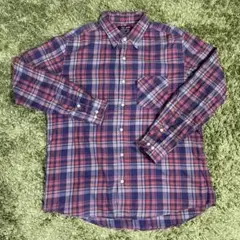 EDWIN チェック柄シャツ XL