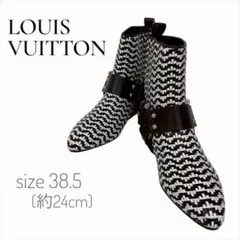 ☆LOUIS VUITTON☆本革☆レア☆アンクルブーツ☆サイズ38.5☆美品☆