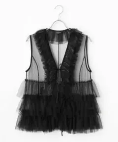 INGEBORG チュールフリルベスト