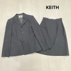 KEITH キース ストライプ ビジネス スーツ セットアップ スカート