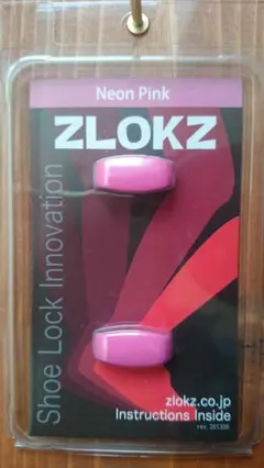 スニーカーの着脱一瞬！ZLOKZ　ジロックス　送料込み。ネオンピンク