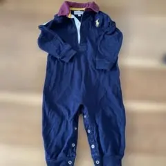 ラルフローレン　ロンパース　ネイビー　70