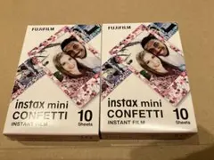 FUJIFILM instax mini CONFETTI 20枚　25
