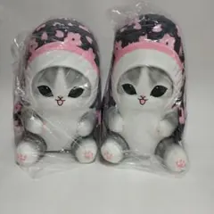 mofusand モフサンド 桜満開 BIGぬいぐるみ シャチにゃん　２コ