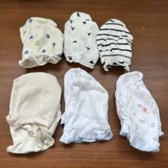赤ちゃん用手袋セット 6点　ミトン