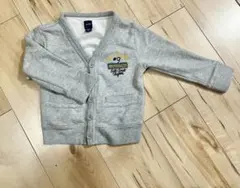 baby gap グレー　カーディガン90