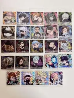 呪術廻戦 ウエハース シール 1弾 セミコンプリート