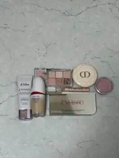 ほぼ未使用多め 透明感メイク一式 コスメまとめ売り デパコス入り