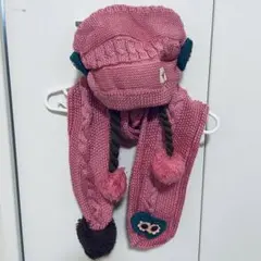 ニット帽&マフラー