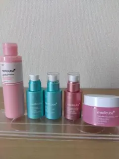 【まとめ売り】メディキューブ　PDRNピンクトナー ショットセラム3 クリーム1