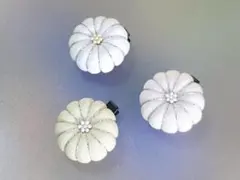 ちょい足し ぷっくり花飾り 着物 成人式 七五三 直径3.5cm クリップ 和