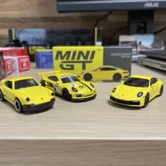 MINIGT ポルシェ911 ホットウィール911 GT3RS3台セット