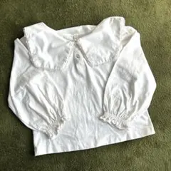 GU 襟付きブラウス　カットソー　長袖　120cm