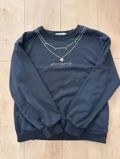 なつ様専用　GLOBAL WORK ブラック トレーナー 130