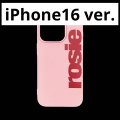 ROSÉ ROSIE iPhone16 ケース ピンク レッド フォトボード pink rosie color case – ROSÉ
