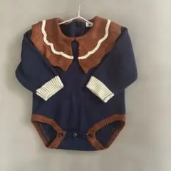 バースデイ &mignon ニットロンパース 70cm