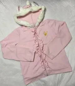 Disney Store ピンクフリルパーカー L