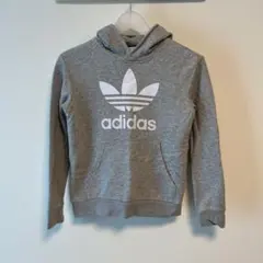 【adidas original子供用パーカー】アディダスオリジナル/グレー