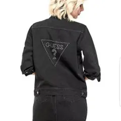 GUESS 90sスタッズ デニムジャケット ブラック sullen tokyo