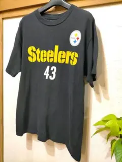 Reebok NFL スティーラーズ ポラマル 43 Tシャツ 黒 リーボックのサムネイル