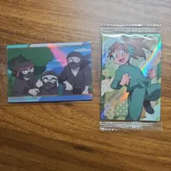 忍たま乱太郎　善法寺伊作　タソガレドキ忍軍　ウエハースカード　2枚